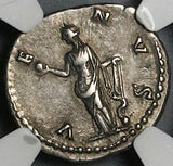 145 NGC Ch VF Faustina Jr Roman Empire Denarius Venus Dolphin Coin (25101204C)