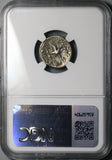 82 BC NGC Ch VF Flaccus Roman Republic Denarius Winged Victory Legionary Eagle (25081401C)
