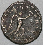 257 Gallienus Double Denarius Roman Empire VF Victory Germany Trophy (24121404R)