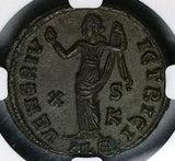 308 NGC Ch AU Galeria Valeria Nummus Venus Alexandria Mint Diocletian Daughter (25092707C