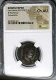 308 NGC Ch AU Galeria Valeria Nummus Venus Alexandria Mint Diocletian Daughter (25092707C