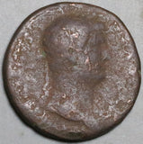 119 Hadrian Roman Empire AE As Annona Modius Grain Supply (24121403R)