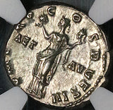 118 NGC Ch XF Hadrian Roman Empire Denarius Aeternitas COS DES III (23101401C)