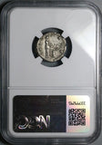 134 Hadrian NGC Ch VF Roman Empire Denarius Salus Eastern Mint? (25080502C)