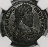 362  NGC XF Julian II AE1 Maiorina Bull Two Stars Apostate Heraclea (25061103C)