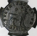 362  NGC XF Julian II AE1 Maiorina Bull Two Stars Apostate Heraclea (25061103C)