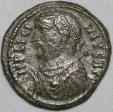 317 Licinius I AE3 Roman Empire Jupiter Mappa Scepter Cyzicus VF (25010202R)