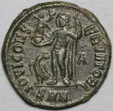 311 Licinius I Follis Roman Empire Jupiter Eagle Victory Nicomedia XF (25010201R)