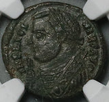 317 NGC Ch VF Licinius I Roman Empire Reduced Nummus Alexandria Jupiter (25052102C)