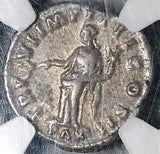 166 NGC VF Lucius Verus Roman Empire AR Denarius Pax Marcus Aurelius (25102601C)