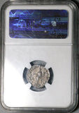 166 NGC VF Lucius Verus Roman Empire AR Denarius Pax Marcus Aurelius (25102601C)