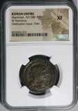 305 NGC XF Maximian Abdication Follis Roman Empire Providentia Trier Mint (25020101C)