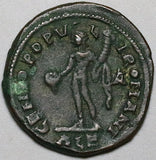 294 Maximian Follis Nummus Roman Empire Genius VF Alexandria ALE Mint Popvli Romani (25020702R)