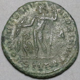 308 Maximinus II Follis Augustus Roman Empire Jupiter Thunderbolt Trier Mint XF (24121509R)