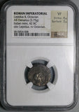 42 BC NGC VF Octavian Lepidus Roman Imperatorial 2nd Triumvirate Denarius (25042101C)