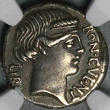 62 BC NGC Ch VF Scribonius Libo Roman Republic AR Denarius Puteal Scribonianum Coinage Hammer (25052202C)