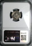 62 BC NGC Ch VF Scribonius Libo Roman Republic AR Denarius Puteal Scribonianum Coinage Hammer (25052202C)