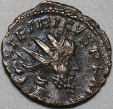 270 Tetricus I Gallo Roman Empire Double Denarius Salus XF (24121506R)