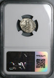 72 NGC Ch XF Titus Denarius Roman Empire Concordia Caesar Coliseum Vesuvius (24070701C)