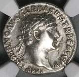 103 NGC Ch XF Trajan Denarius Roman Empire Dacian Captive Sword Shield (25080101C)