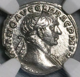 106 NGC Ch VF Trajan Roman Empire Denarius Victory Dacia Shields (25080501C)