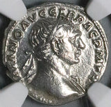 106 NGC Ch VF Trajan Roman Empire Denarius Victory Dacia Shields (25080501C)