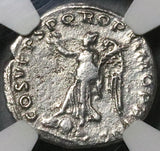 106 NGC Ch VF Trajan Roman Empire Denarius Victory Dacia Shields (25080501C)