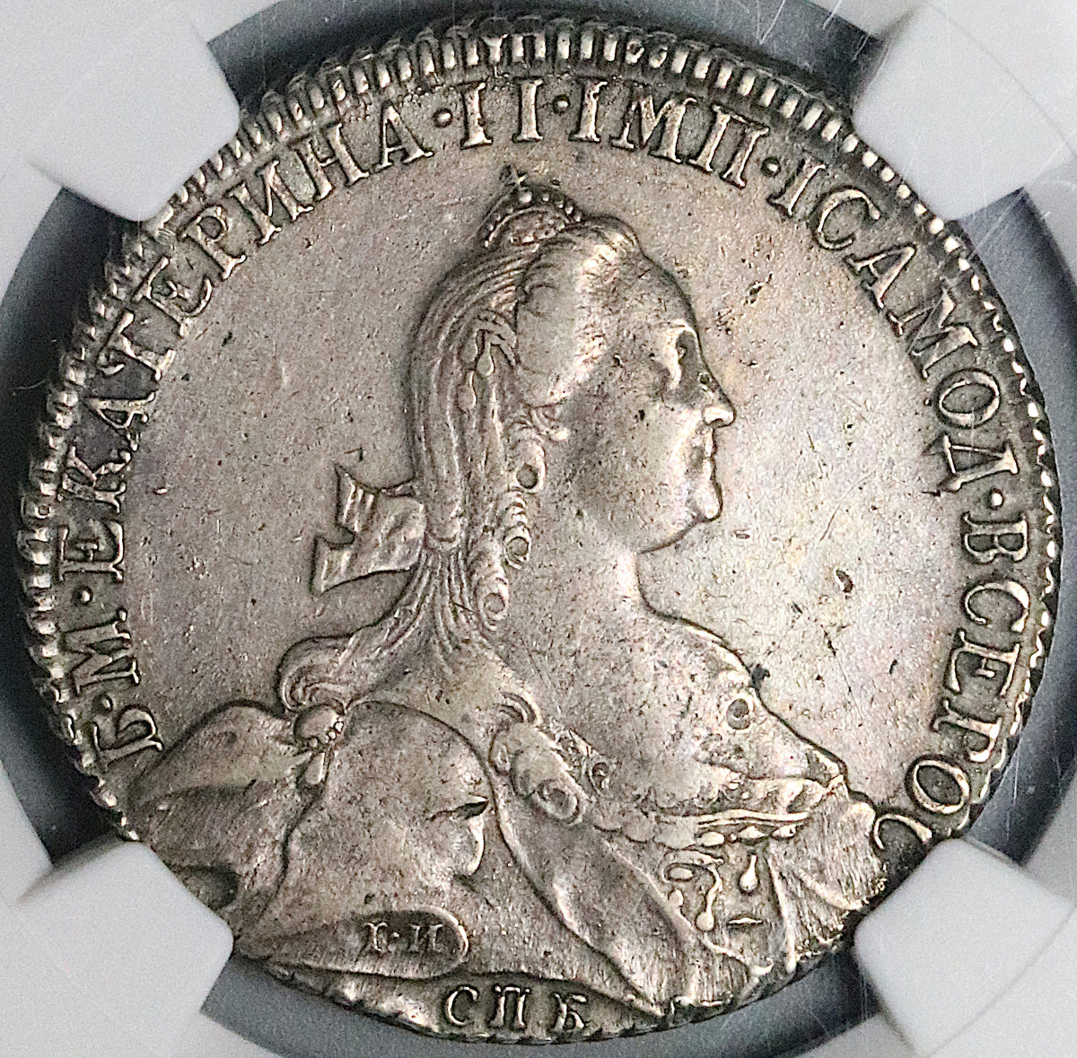 て*ョ様 1749年 ロシア帝国Denga 銅貨PCGS 認定　XF45 て*ョ様 1749年 ロシア帝国Denga 銅貨PCGS 認定 XF45 1749年 ロシア