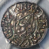 1024 PCGS MS 62 Cnut England 1 Penny London Mint Silver Coin S-1158 (25032601C)