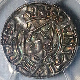 1024 PCGS MS 62 Cnut England 1 Penny London Mint Silver Coin S-1158 (25032601C)