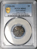 1024 PCGS MS 62 Cnut England 1 Penny London Mint Silver Coin S-1158 (25032601C)