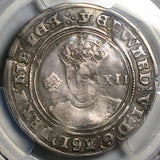 1551 PCGS VF Edward VI Shilling Britain Hammered Boy King Silver Coin (25070601D)
