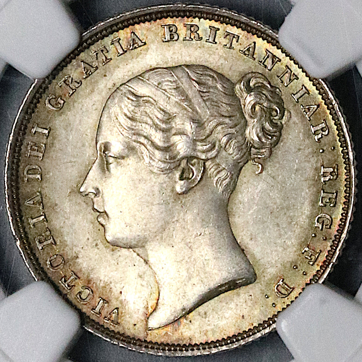 1838 NGC MS 65 Victoria Great Britain Shilling Mint State Gem Coin