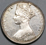 1849 Victoria Godless Florin Great Britain AU 2 Shillings Sterling Silver Coin (23072201R)