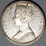 1849 Victoria Godless Florin Great Britain AU 2 Shillings Sterling Silver Coin (23072201R)