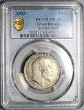 1902 PCGS PR 63 Edward VII Florin Great Britain Proof Matt Silver Coin (24102501D)