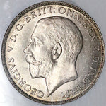 1926 NGC MS 64 Florin George V Great Britain 2 Shillings Vintage Holder Silver Coin (23082002D)
