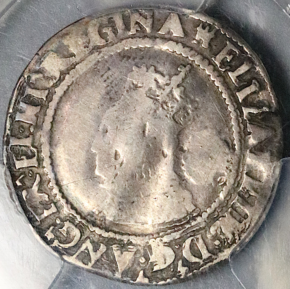 イギリス領インド　PCGS鑑定済みスラブ　1916年　1/4ルピア　UNC イギリス領インド PCGS鑑定済みスラブ 1916年 1/4ルピア UNC