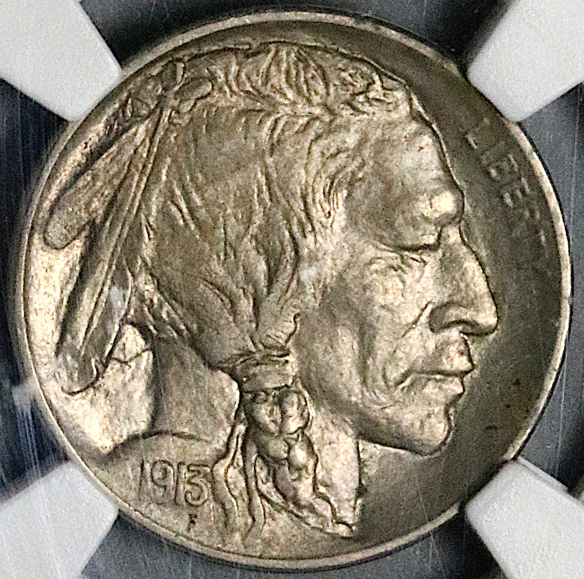 1913-D NGC MS 62 Type 1 Buffalo Nickel 5 Cents United States Coin