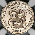1929 NGC MS 64 Venezuela 5 Centimos Horse Mint State Coin (23080403C)