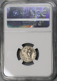 194 NGC Ch VF Septimius Severus Denarius Roman Empire Liberalitas Laodicea Mint (18030702C)