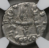 193 NGC VF Septimius Severus Roman Empire Denarius Legion XXII Rare (18090824CZ)