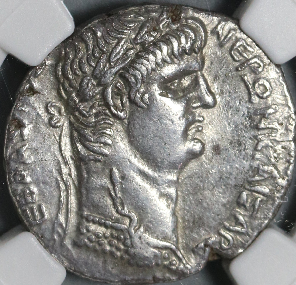 62 NGC Ch XF Nero AR Tetradrachm Roman Empire Antioch Provincial