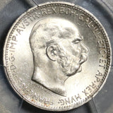 1916 PCGS MS 65 Austria Silver Corona Franz Josef Last Imperial Coin (20103101C)