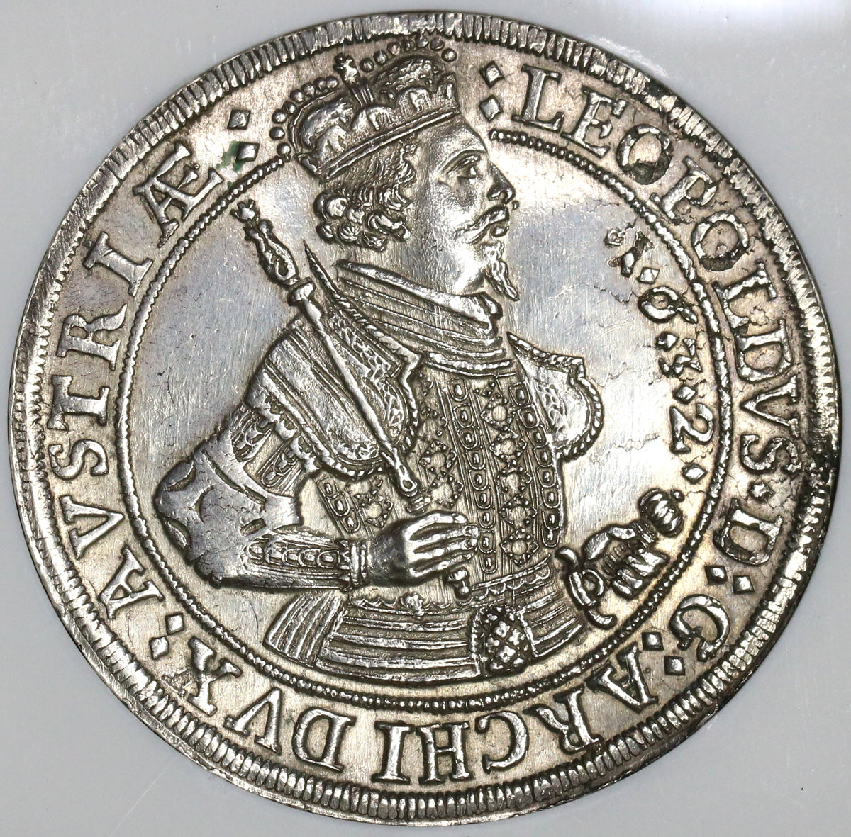 1632 NGC MS 62 Austria Taler Hall Mint Silver Thaler Coin
