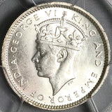 1939 PCGS MS 64 British Honduras 10 Cents George VI Sterling Silver Coin Pedigree 20k (22051301C)