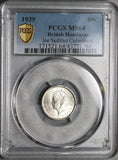 1939 PCGS MS 64 British Honduras 10 Cents George VI Sterling Silver Coin Pedigree 20k (22051301C)