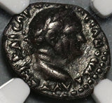 69 NGC Ch VF Vespasian AR Silver Hemidrachm Nike Caesarea Cappadocia (21012202C)