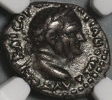 69 NGC Ch VF Vespasian AR Silver Hemidrachm Nike Caesarea Cappadocia (21012202C)