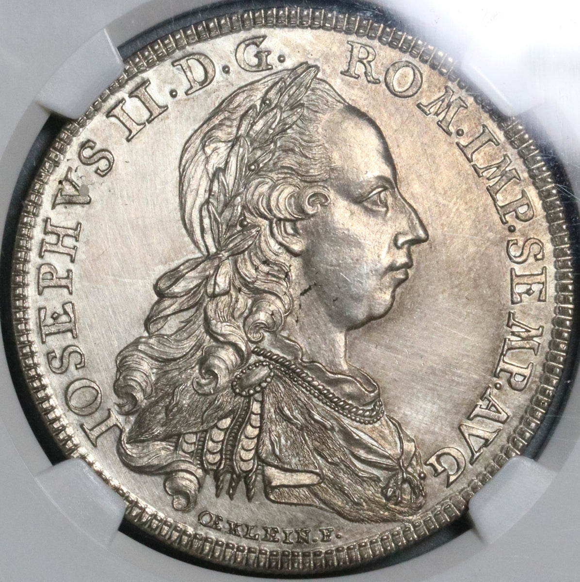 1777 NGC UNC Det Hall German State Taler Silver Thaler Coin